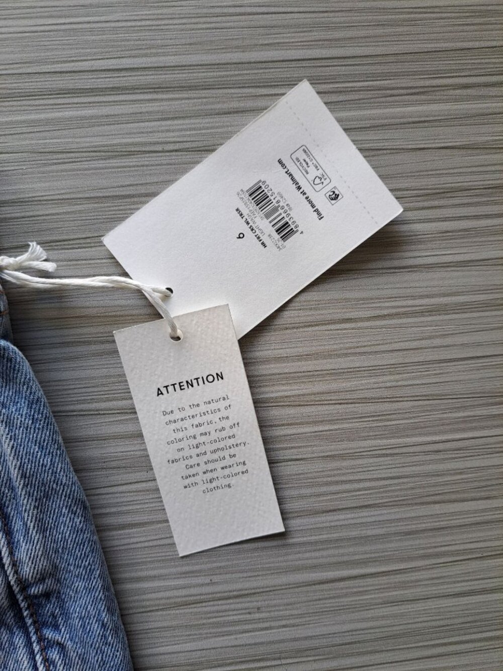 New Size 6 Wide Leg Free Assembly Womens High-Rise Light Wash Denim Jeans Tags - Picture 2 of 13